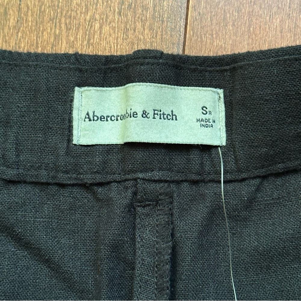 Abercrombie & Fitch Black Linen Trousers - Picture 5 of 11